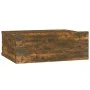 Mesita de noche flotante madera roble ahumado 40x30x15 cm de vidaXL, Mesitas de noche - Ref: Foro24-815282, Precio: 22,19 €, ...