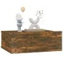 Mesita de noche flotante madera roble ahumado 40x30x15 cm de vidaXL, Mesitas de noche - Ref: Foro24-815282, Precio: 22,19 €, ...