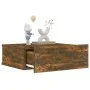 Mesita de noche flotante madera roble ahumado 40x30x15 cm de vidaXL, Mesitas de noche - Ref: Foro24-815282, Precio: 22,19 €, ...