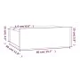 Mesita de noche flotante madera roble ahumado 40x30x15 cm de vidaXL, Mesitas de noche - Ref: Foro24-815282, Precio: 22,19 €, ...