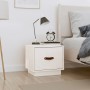 Nachttisch aus massivem Kiefernholz weiß 40x34x35 cm von vidaXL, Nachttische - Ref: Foro24-818287, Preis: 38,08 €, Rabatt: %