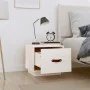 Nachttisch aus massivem Kiefernholz weiß 40x34x35 cm von vidaXL, Nachttische - Ref: Foro24-818287, Preis: 37,72 €, Rabatt: %