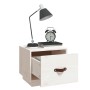 Nachttisch aus massivem Kiefernholz weiß 40x34x35 cm von vidaXL, Nachttische - Ref: Foro24-818287, Preis: 38,08 €, Rabatt: %
