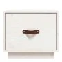 Mesita de noche madera maciza de pino blanco 40x34x35 cm de vidaXL, Mesitas de noche - Ref: Foro24-818287, Precio: 37,72 €, D...