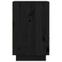 Bedside tables 2 pcs solid black pine wood 40x34x55 cm by vidaXL, Nightstands - Ref: Foro24-818324, Price: 79,22 €, Discount: %