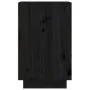 Mesitas de noche 2 uds madera maciza de pino negro 40x34x55 cm de vidaXL, Mesitas de noche - Ref: Foro24-818324, Precio: 78,4...