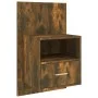 Smoked oak wall bedside table by vidaXL, Nightstands - Ref: Foro24-816964, Price: 33,50 €, Discount: %