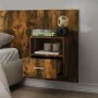 Mesita de noche de pared roble ahumado de vidaXL, Mesitas de noche - Ref: Foro24-816964, Precio: 33,50 €, Descuento: %