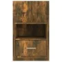 Mesita de noche de pared roble ahumado de vidaXL, Mesitas de noche - Ref: Foro24-816964, Precio: 33,50 €, Descuento: %