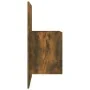 Mesita de noche de pared roble ahumado de vidaXL, Mesitas de noche - Ref: Foro24-816964, Precio: 33,50 €, Descuento: %