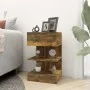 Bedside table made of smoked oak plywood, measuring 40x35x65 cm. by vidaXL, Nightstands - Ref: Foro24-816041, Price: 47,41 €,...