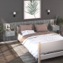 Mesita de noche de pared gris Sonoma de vidaXL, Mesitas de noche - Ref: Foro24-816954, Precio: 39,55 €, Descuento: %