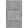 Mesita de noche de pared gris Sonoma de vidaXL, Mesitas de noche - Ref: Foro24-816954, Precio: 39,12 €, Descuento: %