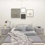 Bedside table made of gray concrete engineered wood, 100x35x40 cm. by vidaXL, Nightstands - Ref: Foro24-3082769, Price: 53,68...