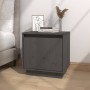 Nachttische 2 Stk. massives Kiefernholz grau 40x30x40 cm von vidaXL, Nachttische - Ref: Foro24-813310, Preis: 55,28 €, Rabatt: %