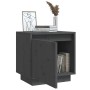 Bedside tables 2 units solid pine wood gray 40x30x40 cm by vidaXL, Nightstands - Ref: Foro24-813310, Price: 55,28 €, Discount: %