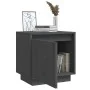 Bedside tables 2 units solid pine wood gray 40x30x40 cm by vidaXL, Nightstands - Ref: Foro24-813310, Price: 54,63 €, Discount: %