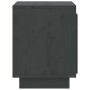 Bedside tables 2 units solid pine wood gray 40x30x40 cm by vidaXL, Nightstands - Ref: Foro24-813310, Price: 55,28 €, Discount: %