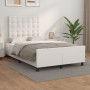 Estructura de cama sin colchón cuero sintético blanco 120x190cm en Camas y somieres | Comprar online en Foro24