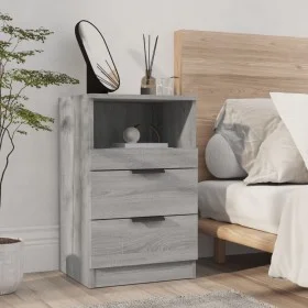 Sonoma Gray Plywood Nightstand by vidaXL, Nightstands - Ref: Foro24-817041, Price: 69,19 €, Discount: %