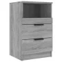 Sonoma Gray Plywood Nightstand by vidaXL, Nightstands - Ref: Foro24-817041, Price: 69,16 €, Discount: %