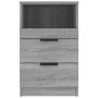 Sonoma Gray Plywood Nightstand by vidaXL, Nightstands - Ref: Foro24-817041, Price: 69,16 €, Discount: %