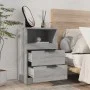 Sonoma Gray Plywood Nightstand by vidaXL, Nightstands - Ref: Foro24-817041, Price: 69,16 €, Discount: %