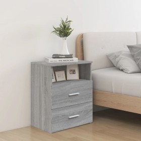 Sonoma grauer Nachttisch 50x32x60 cm von vidaXL, Nachttische - Ref: Foro24-815860, Preis: 66,30 €, Rabatt: %