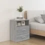 Mesita de noche gris sonoma 50x32x60 cm de vidaXL, Mesitas de noche - Ref: Foro24-815860, Precio: 66,30 €, Descuento: %