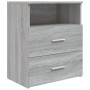 Mesita de noche gris sonoma 50x32x60 cm de vidaXL, Mesitas de noche - Ref: Foro24-815860, Precio: 62,98 €, Descuento: %