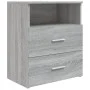Mesita de noche gris sonoma 50x32x60 cm de vidaXL, Mesitas de noche - Ref: Foro24-815860, Precio: 66,30 €, Descuento: %