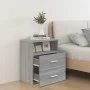 Sonoma gray bedside table 50x32x60 cm by vidaXL, Nightstands - Ref: Foro24-815860, Price: 66,30 €, Discount: %