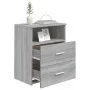 Sonoma gray bedside table 50x32x60 cm by vidaXL, Nightstands - Ref: Foro24-815860, Price: 66,30 €, Discount: %