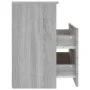Mesita de noche gris sonoma 50x32x60 cm de vidaXL, Mesitas de noche - Ref: Foro24-815860, Precio: 66,30 €, Descuento: %