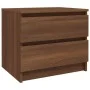 Nachttisch aus braunem Eichensperrholz, 50 x 39 x 43,5 cm von vidaXL, Nachttische - Ref: Foro24-815826, Preis: 49,71 €, Rabat...
