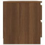 Mesita noche madera contrachapada roble marrón 50x39x43,5 cm de vidaXL, Mesitas de noche - Ref: Foro24-815826, Precio: 50,41 ...