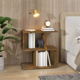 Bedside table made of smoked oak plywood, measuring 50x30x51.5cm. by vidaXL, Nightstands - Ref: Foro24-815828, Price: 31,79 €...