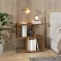 Mesita de noche madera contrachapada roble ahumado 50x30x51,5cm de vidaXL, Mesitas de noche - Ref: Foro24-815828, Precio: 31,...