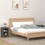 Mesitas de noche 2 uds madera maciza de pino gris 40x35x55 cm de vidaXL, Mesitas de noche - Ref: Foro24-820961, Precio: 95,59...