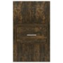 Smoked oak wall-mounted bedside table by vidaXL, Nightstands - Ref: Foro24-816952, Price: 28,41 €, Discount: %
