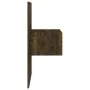 Smoked oak wall-mounted bedside table by vidaXL, Nightstands - Ref: Foro24-816952, Price: 28,17 €, Discount: %