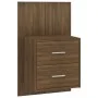 Mesita de noche de pared marrón roble de vidaXL, Mesitas de noche - Ref: Foro24-816962, Precio: 35,54 €, Descuento: %