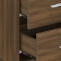 Oak brown wall bedside table by vidaXL, Nightstands - Ref: Foro24-816962, Price: 35,54 €, Discount: %
