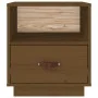 Bedside tables 2 units made of pine wood in honey brown color 40x34x45 cm by vidaXL, Nightstands - Ref: Foro24-818302, Price:...
