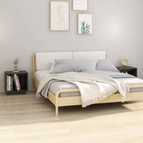 Bedside tables 2 pcs solid gray pine wood 40x30x40 cm by vidaXL, Nightstands - Ref: Foro24-813340, Price: 36,91 €, Discount: %