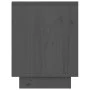 Bedside tables 2 pcs solid gray pine wood 40x30x40 cm by vidaXL, Nightstands - Ref: Foro24-813340, Price: 36,91 €, Discount: %