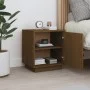 Honey brown solid pine wood bedside table 40x34x45 cm by vidaXL, Nightstands - Ref: Foro24-818281, Price: 39,22 €, Discount: %