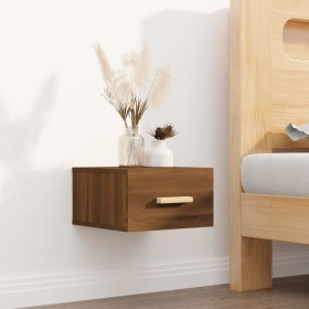 Wall-mounted bedside table in brown oak color, 35x35x20 cm by vidaXL, Nightstands - Ref: Foro24-817577, Price: 27,45 €, Disco...