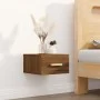 Wall-mounted bedside table in brown oak color, 35x35x20 cm by vidaXL, Nightstands - Ref: Foro24-817577, Price: 26,92 €, Disco...