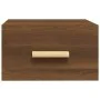 Wall-mounted bedside table in brown oak color, 35x35x20 cm by vidaXL, Nightstands - Ref: Foro24-817577, Price: 26,92 €, Disco...